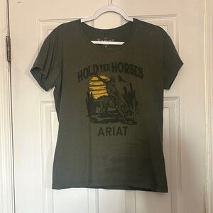 Ariat Olive Western Graphic Tee